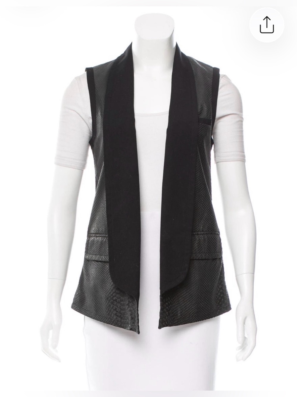•
Yigal Azrouel
Leather Draped Vest
Size: S